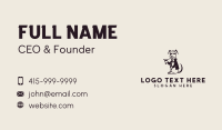 Pet Animal Dog Bar Business Card