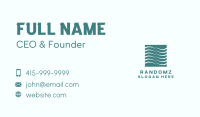 Wave Swim Ocean Business Card