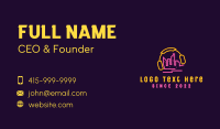 City Skyline Music Bar Business Card