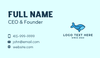 Blue Whale Waterpark Business Card Design