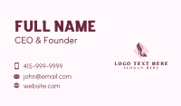 Stylish Fashion High Heels Business Card Design