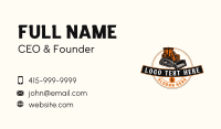 Bulldozer Construction Machinery Business Card