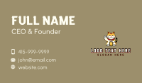 Letter Cat Calico Business Card