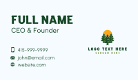 Pine Tree Forest Business Card