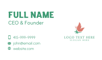 Butterfly Organic Herbal Business Card
