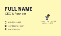 Basketball Game Hoop Business Card