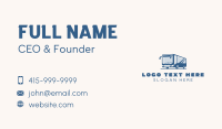 Shuttle Bus Transportation Business Card