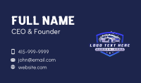 Car Wash Cleaner Business Card