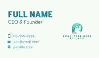 House Sanitation Cleaning Bucket Business Card Design