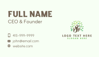 Tree People Sustainability  Business Card