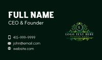 Natural Leaf Salon Business Card