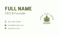 Medical Cannabis Dispensary  Business Card