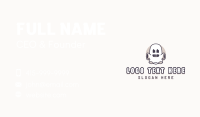 Ghost Halloween Costume Business Card