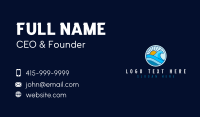 Sunrise  beach Wave Business Card