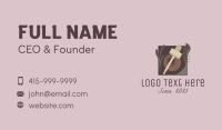 Natural Oil Dropper  Business Card Design