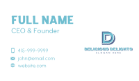 Corporate Business Letter D Business Card Image Preview