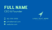 Paper Plane Business Card example 3