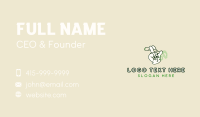 Smoking Marijuana Hand Business Card