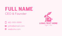 Pink Rabbit Home Business Card