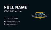 Auto Detailing Garage Business Card