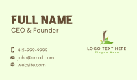 Nature Leaf Letter L Business Card