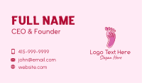 Massage Business Card example 2