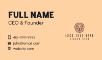 Lion Safari Mascot  Business Card