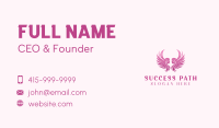 Angel Wings Woman Business Card