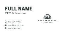 Furnishing Hand Planer Carpentry Business Card