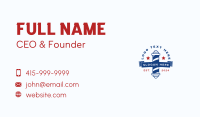 Barber Pole Business Card example 3