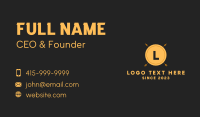 Ancient Tribal Letter  Business Card Design