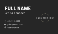 Hip Business Card example 4