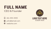 Hot Drinks Business Card example 2