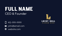 Luxury Premium Letter L Business Card Image Preview