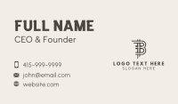 Production Business Card example 1
