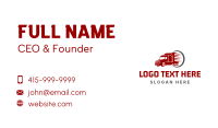 Express Delivery Truck Business Card