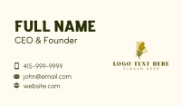 Rhode Island Goldenrod Business Card Design