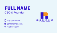Generic Business Letter R Business Card Design