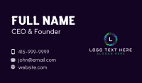 Cryptocurrency Business Card example 1