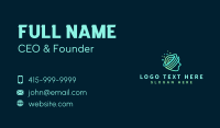 Brain Artificial Intelligence Technology Business Card Design