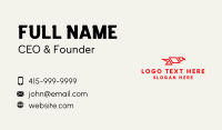 Red Eagle Flag Business Card