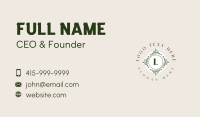 Elegant Ornament Frame Business Card Design