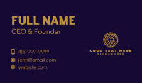 Fintech Cryptocurrency C Business Card