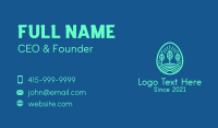 Forest Line Art Business Card