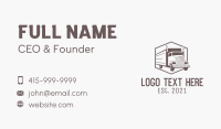 Delivery Cargo Truck  Business Card