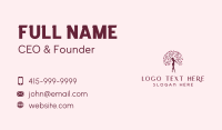 Woman Heart Spa Business Card