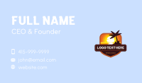 Sunset Beach Vacation Business Card