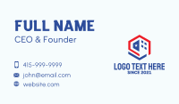 Hexagon American Patriot  Business Card