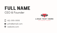 Fitness Gym Barbell Business Card