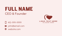 Heart Support Charity Business Card Design